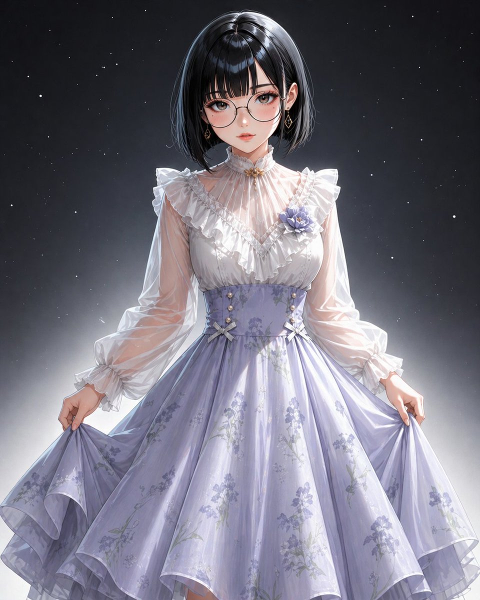 Dreamy Celestial Lolita Portrait