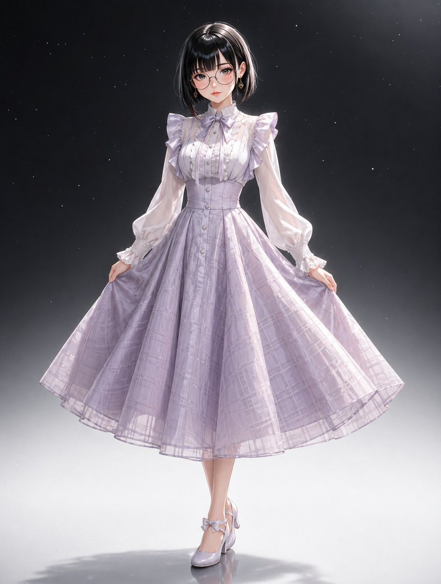 Starlit Lolita Fashion Portrait
