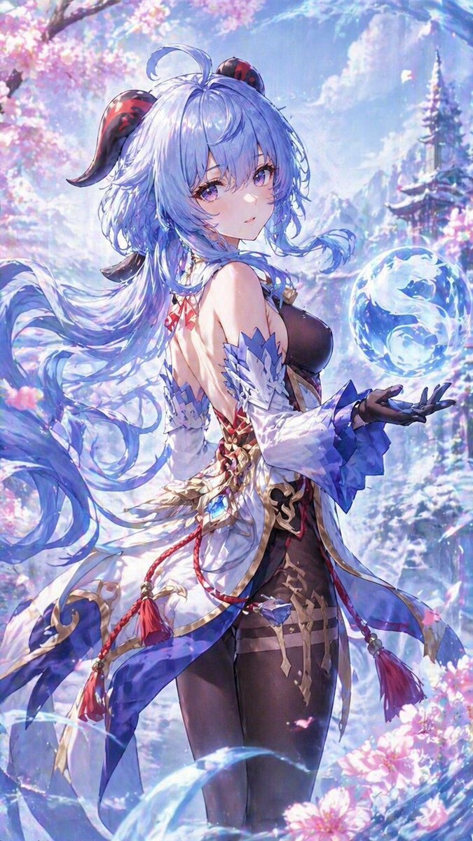 Ice Sorceress in Cherry Blossom Snow Peaks