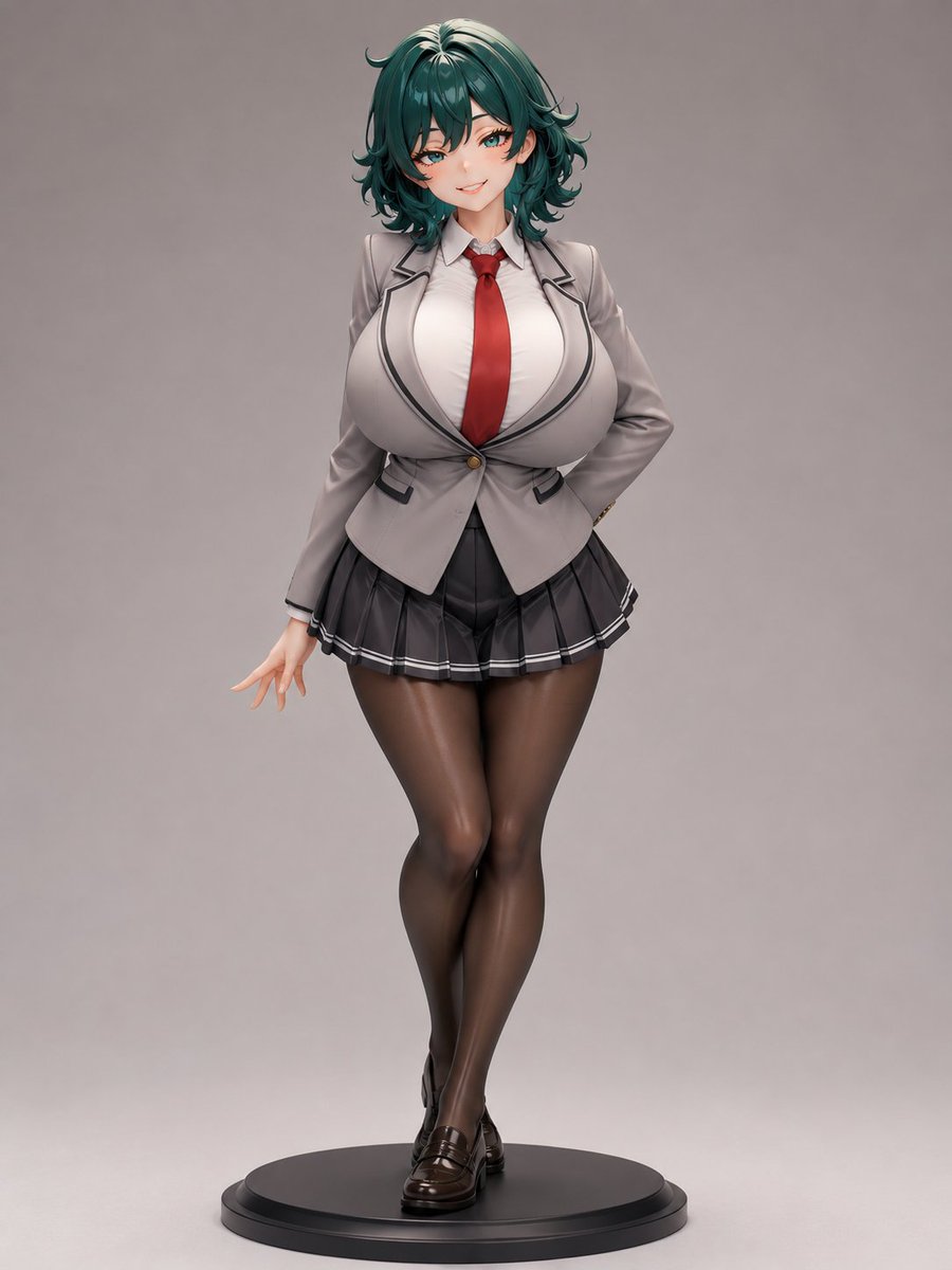 Premium Anime Figurine Studio Render