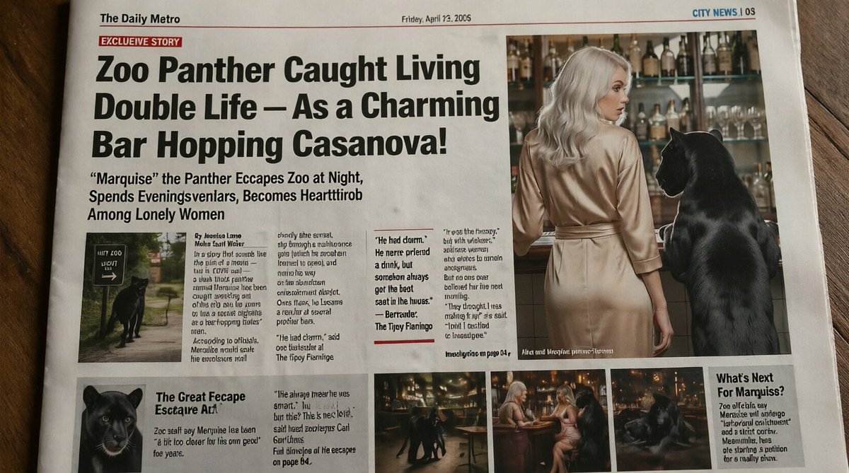 Panther Casanova Tabloid Exclusive