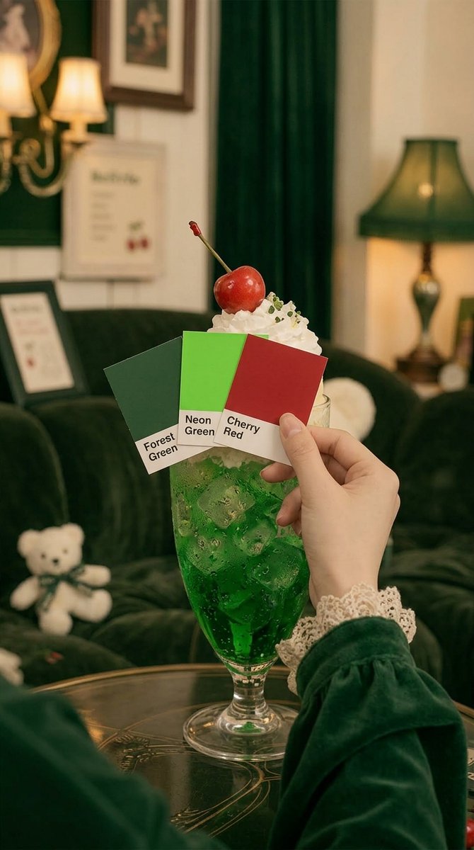 Retro Luxury Cream Soda Café