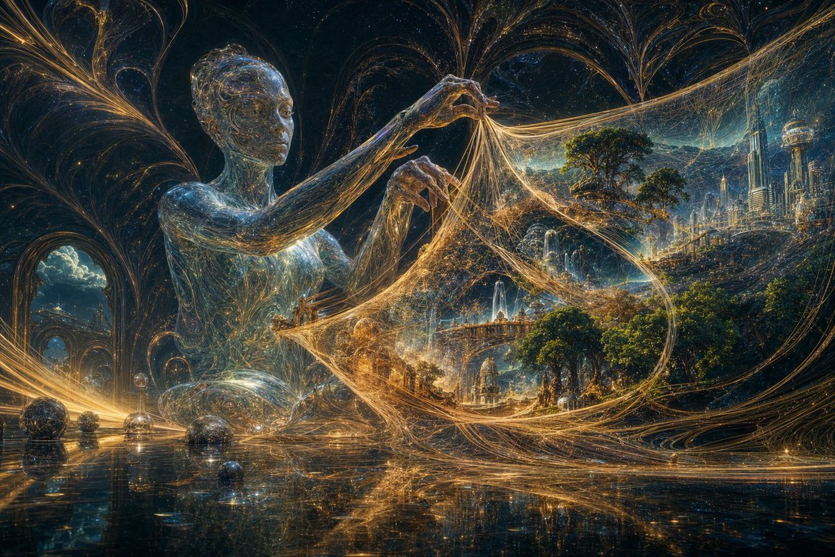 Cosmic Glass Giant Weaves Reality