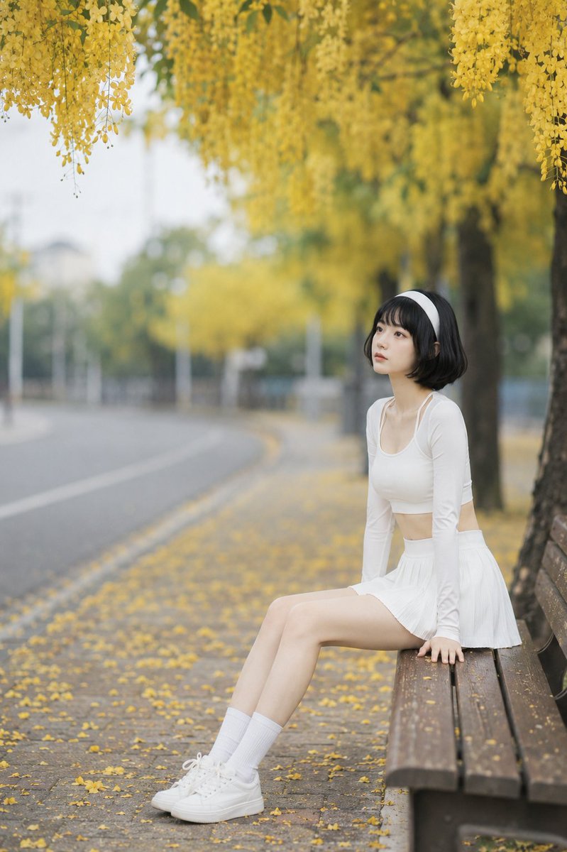 Golden Avenue Fashion Portrait