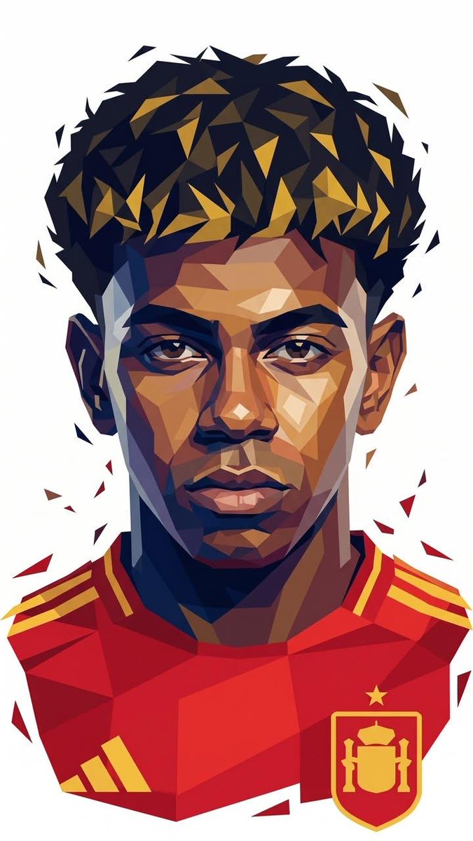 Geometric Low-Poly Portrait Art