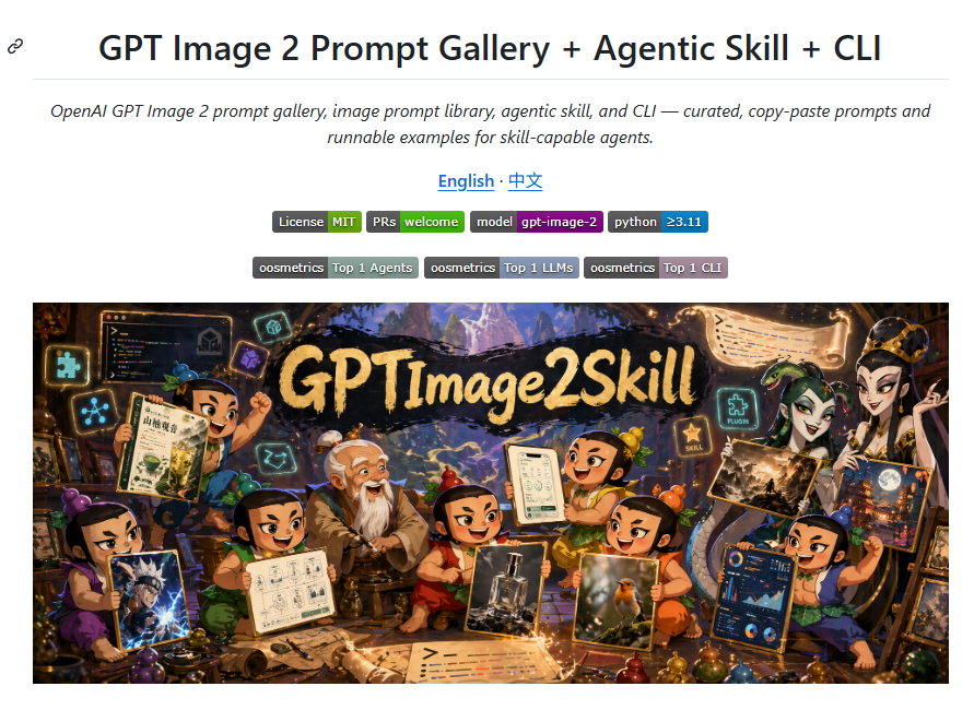 GPT Image Gallery & Agent CLI