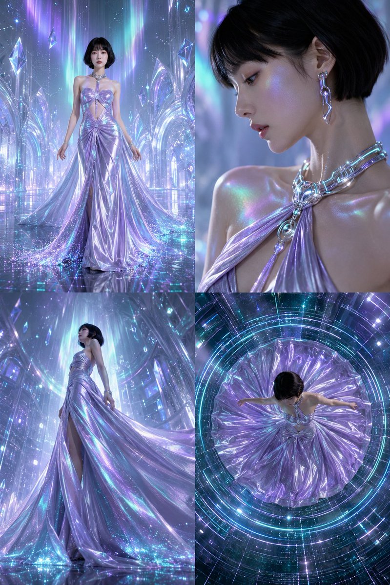 Ice Palace Futuristic Fashion Editorial