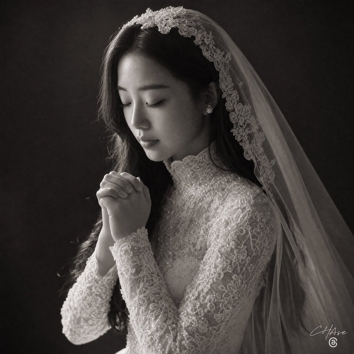Faceless Bride Fine Art Portrait