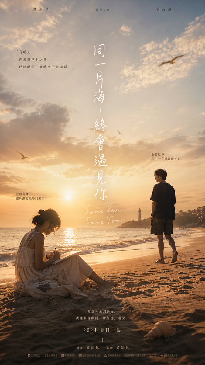 Same Sea Same Time Romance Poster