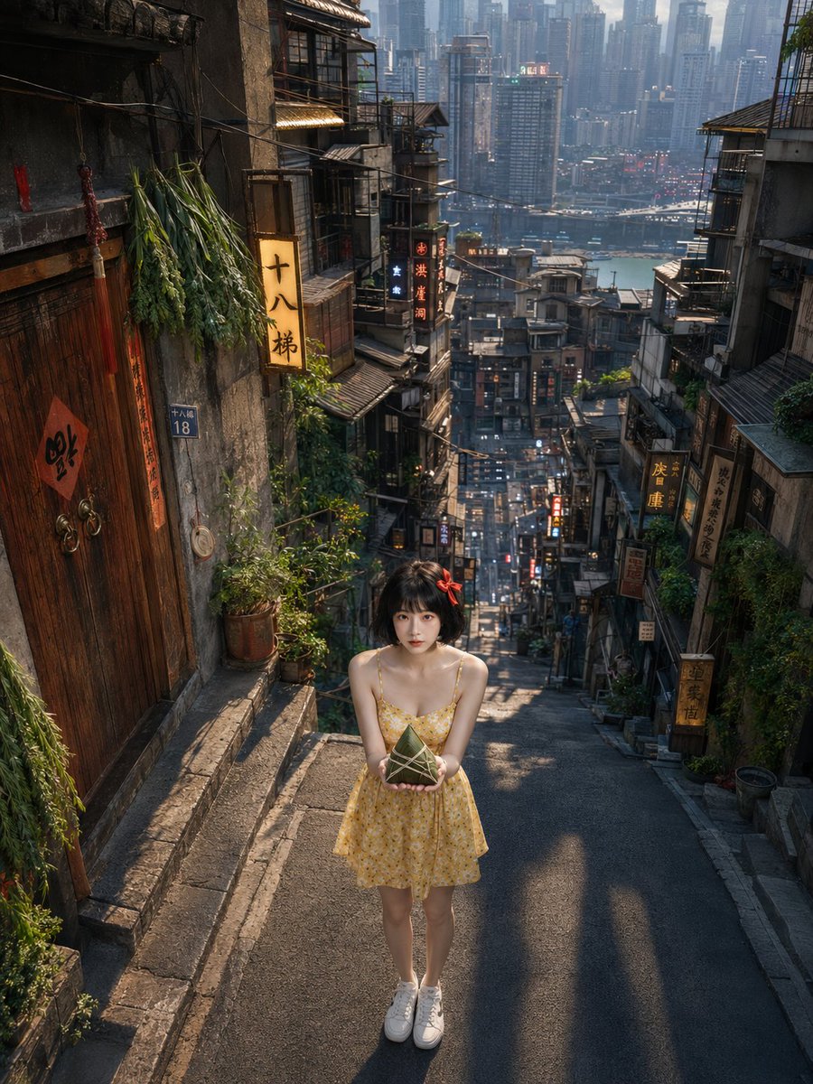 Cyberpunk Dragon Boat Festival