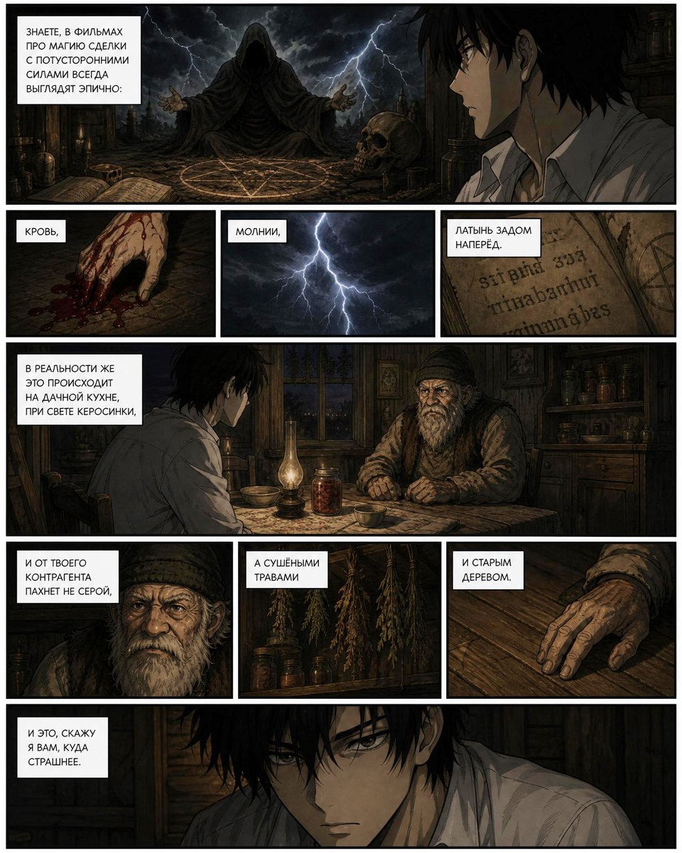Dark Magic Comic Page