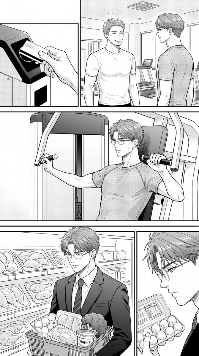Fitness Youth Manga Page