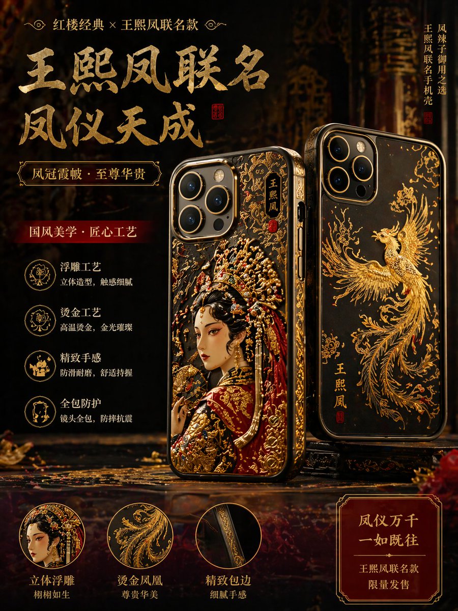 Wang Xifeng Phoenix Phone Case