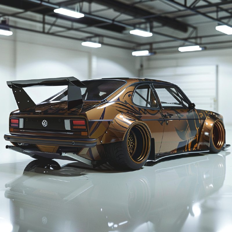 1970s Volkswagen Passat Coupe With RWB Style Makeover