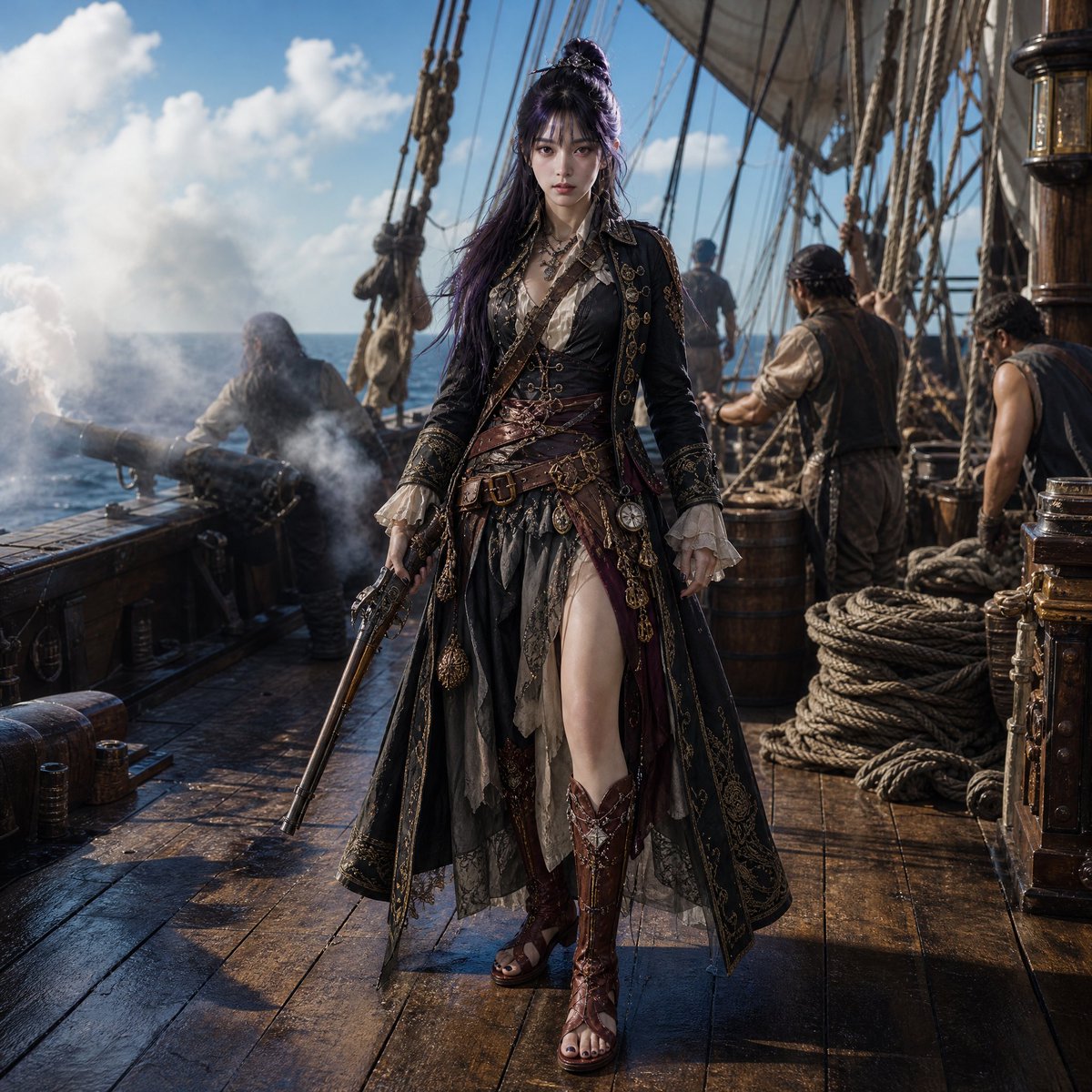 Anonymous Pirate Queen Portrait