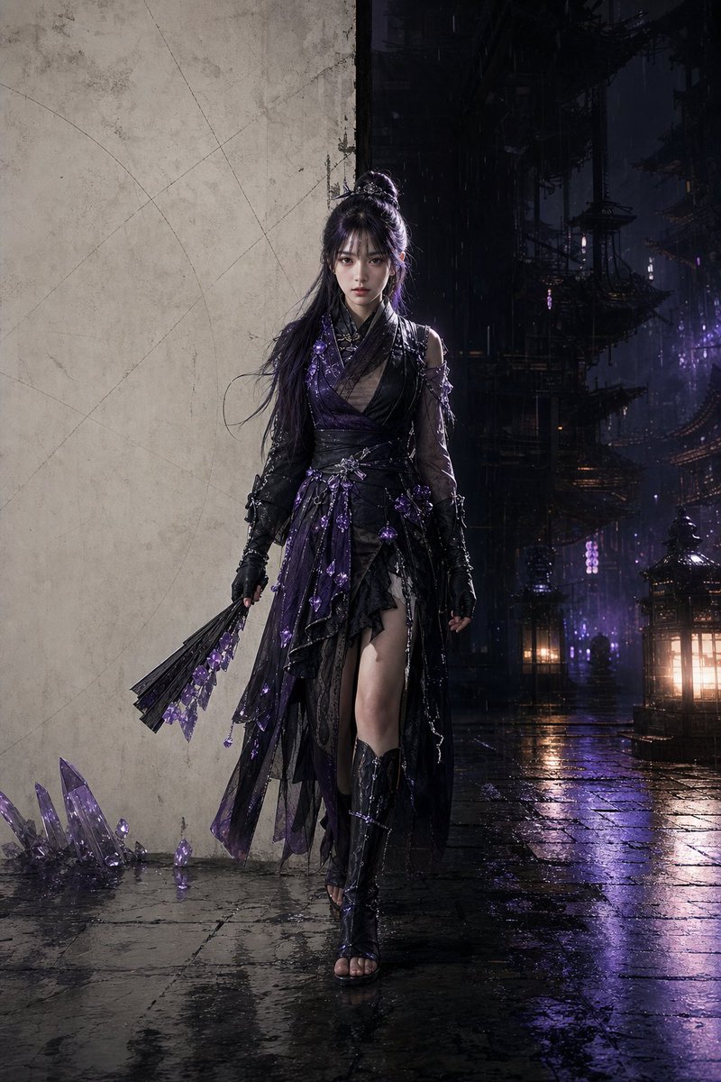 Violet Crystal Assassin Night