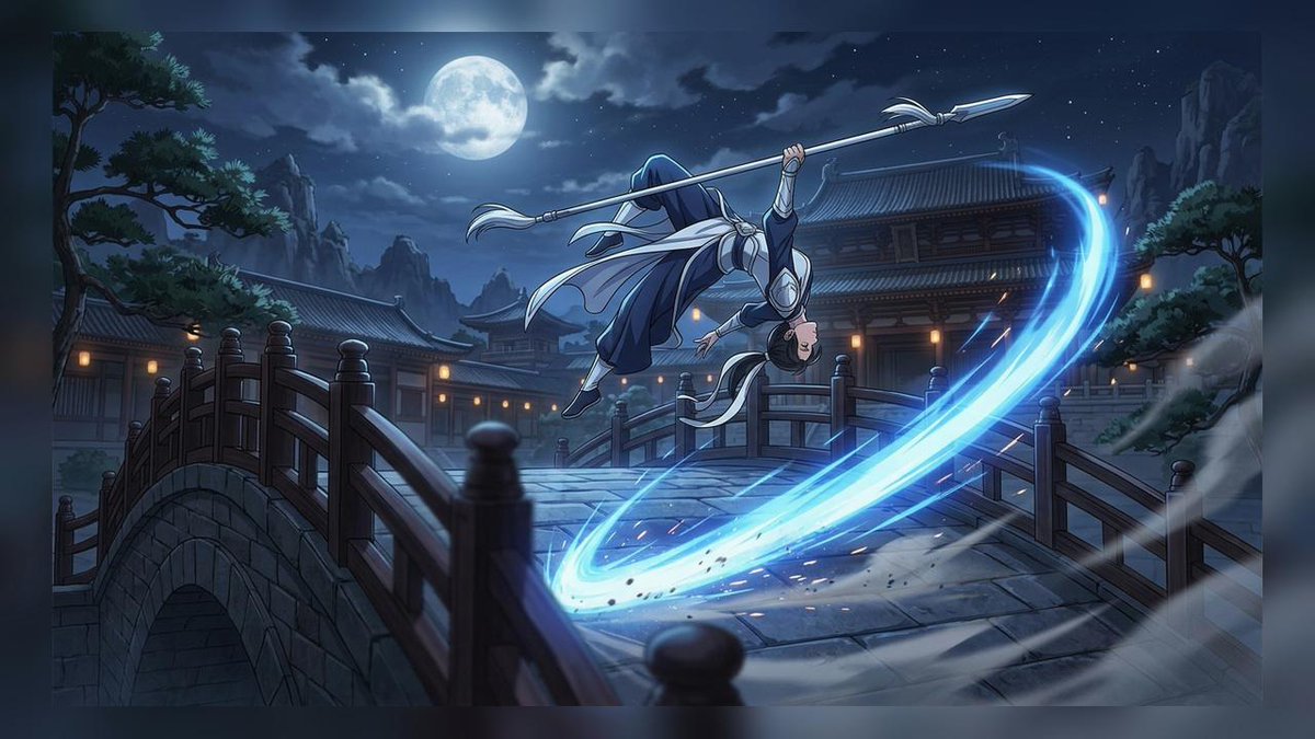 Moonlit Spear Crescent Slash
