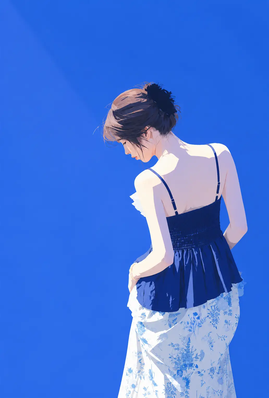 Cool Blue Fashion Editorial