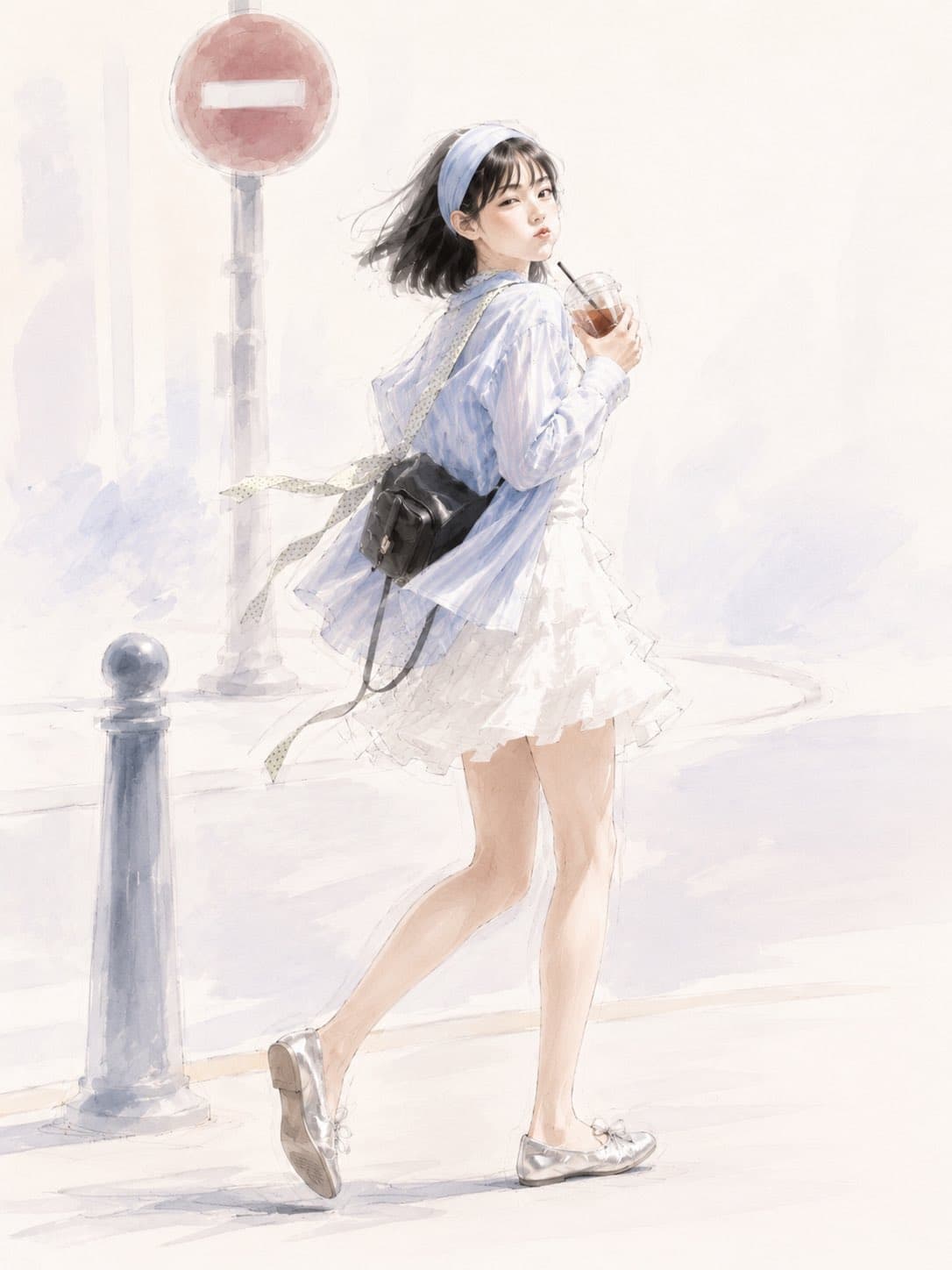 Playful Street Fashion Illustrations