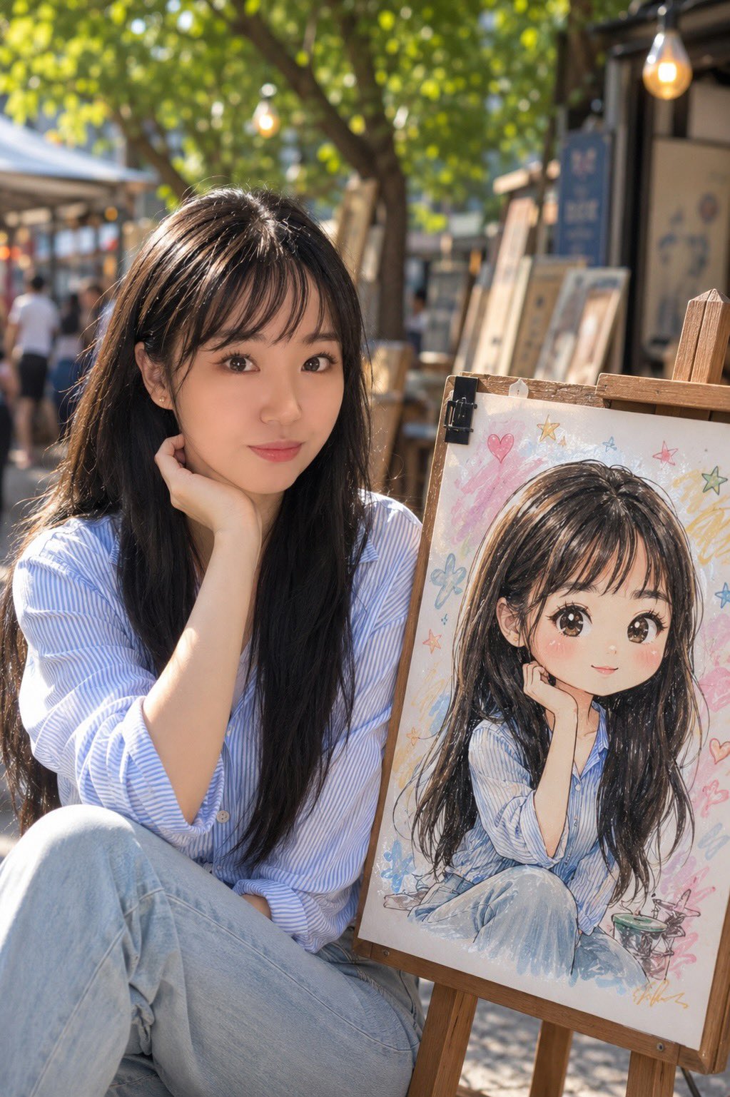 Chibi Self-Portrait Art Market
