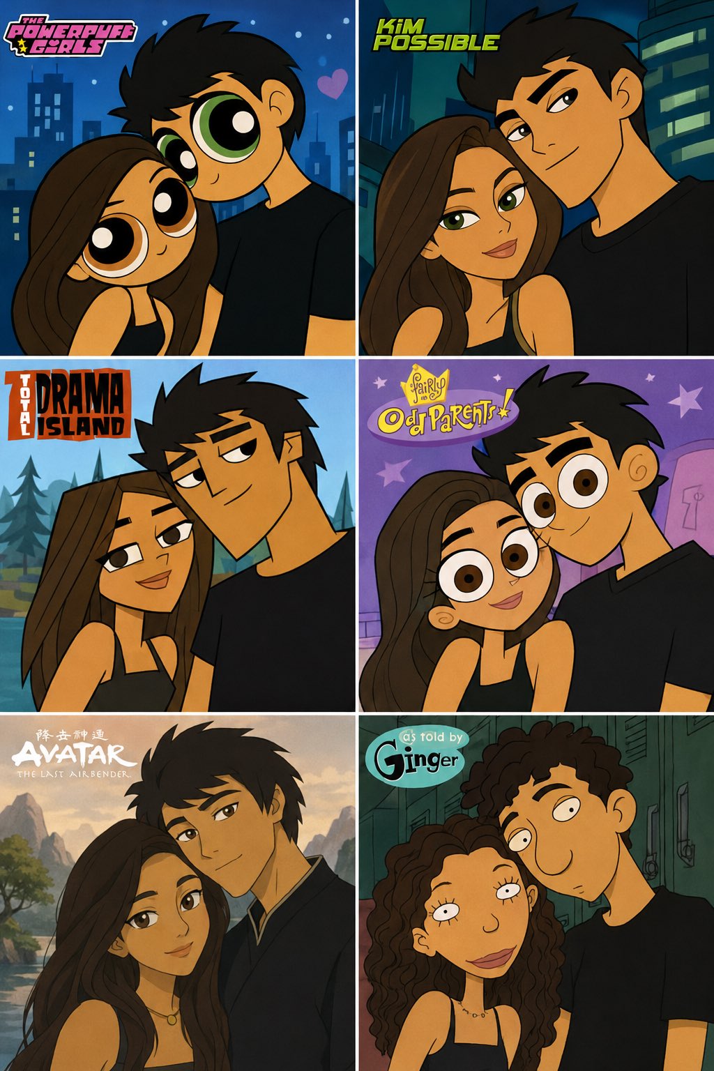 2000s Cartoon Style Selfie Transformation
