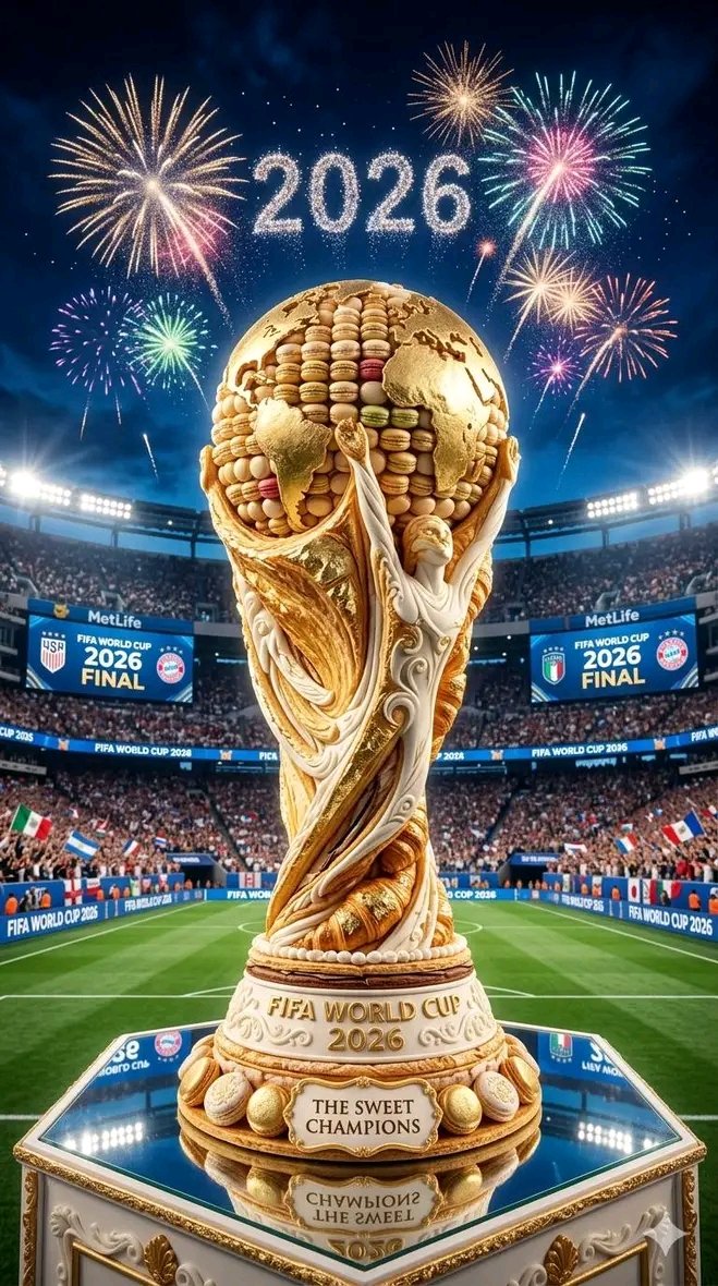 Edible World Cup Trophy