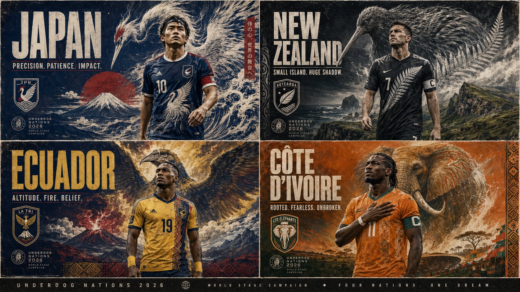 World Cup Dark Horse Mythic Posters