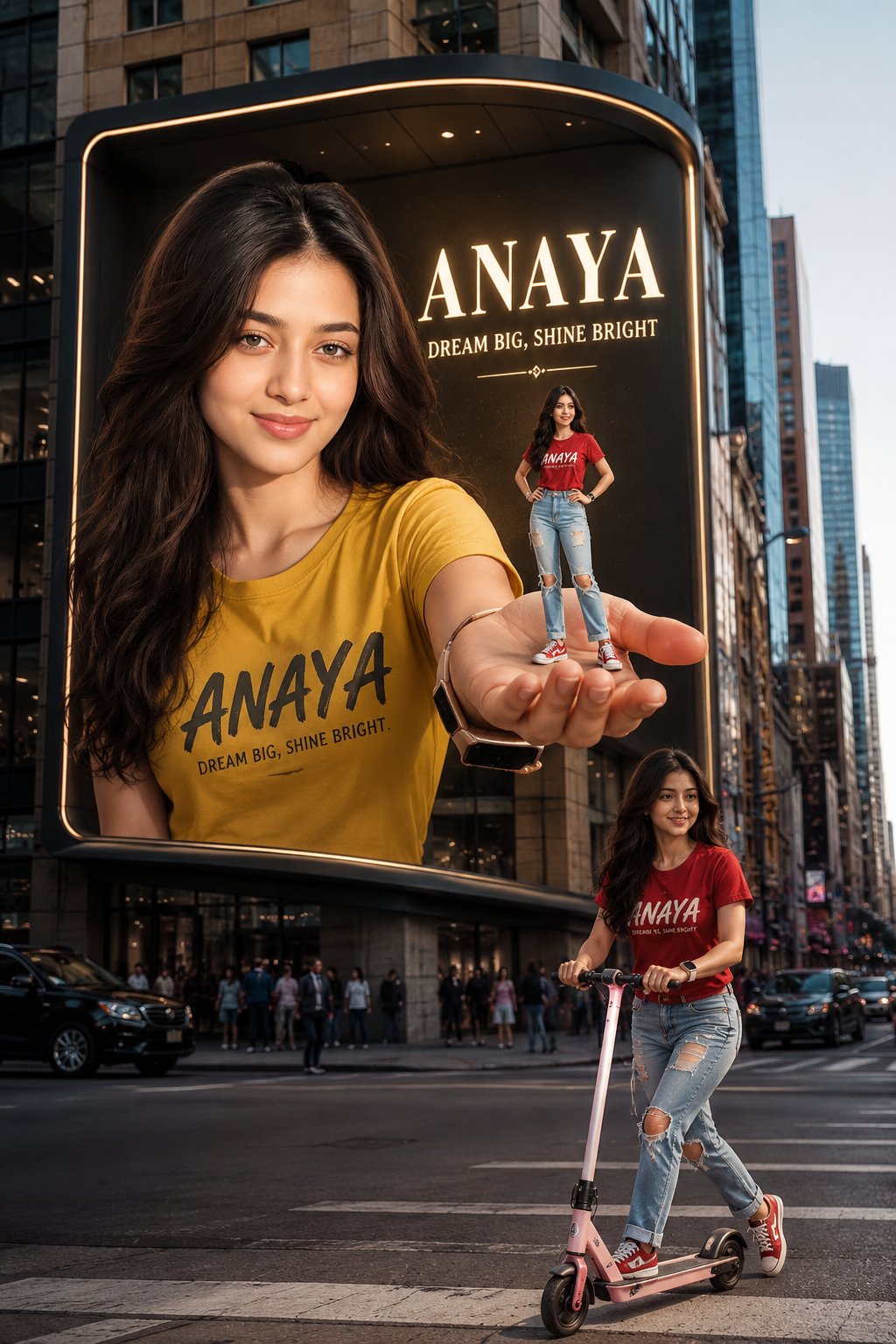 Giant 3D Billboard Illusion