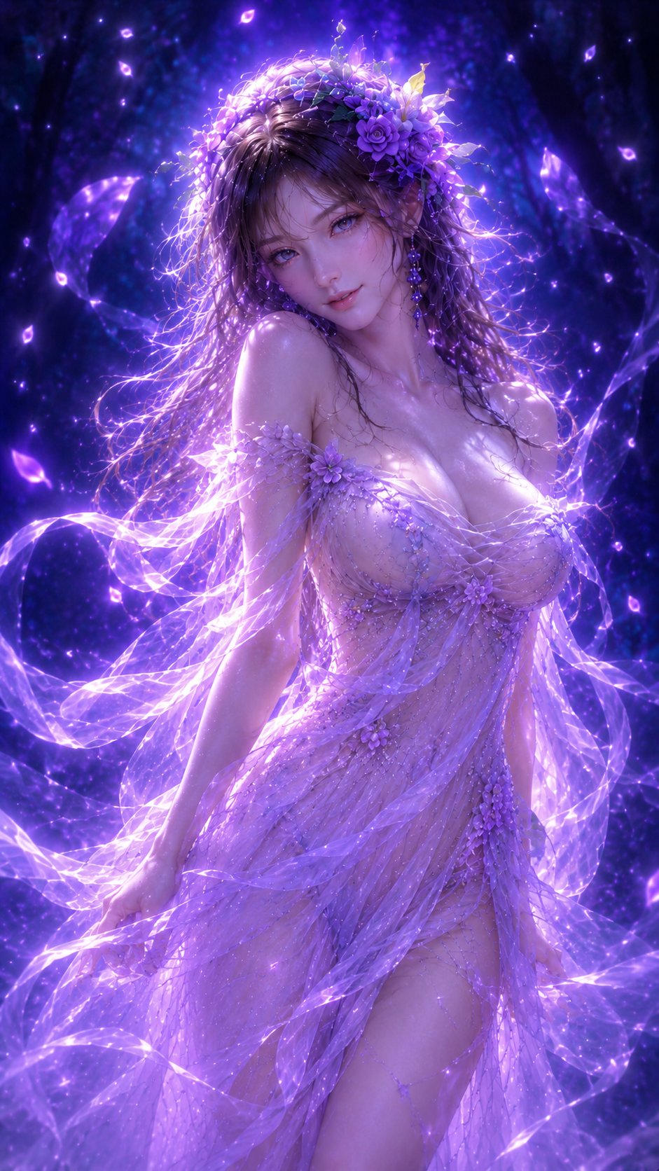 Dreamy Wreath Fantasy Portrait