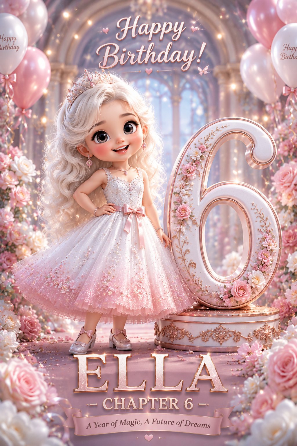 Dreamy Chibi Birthday Poster