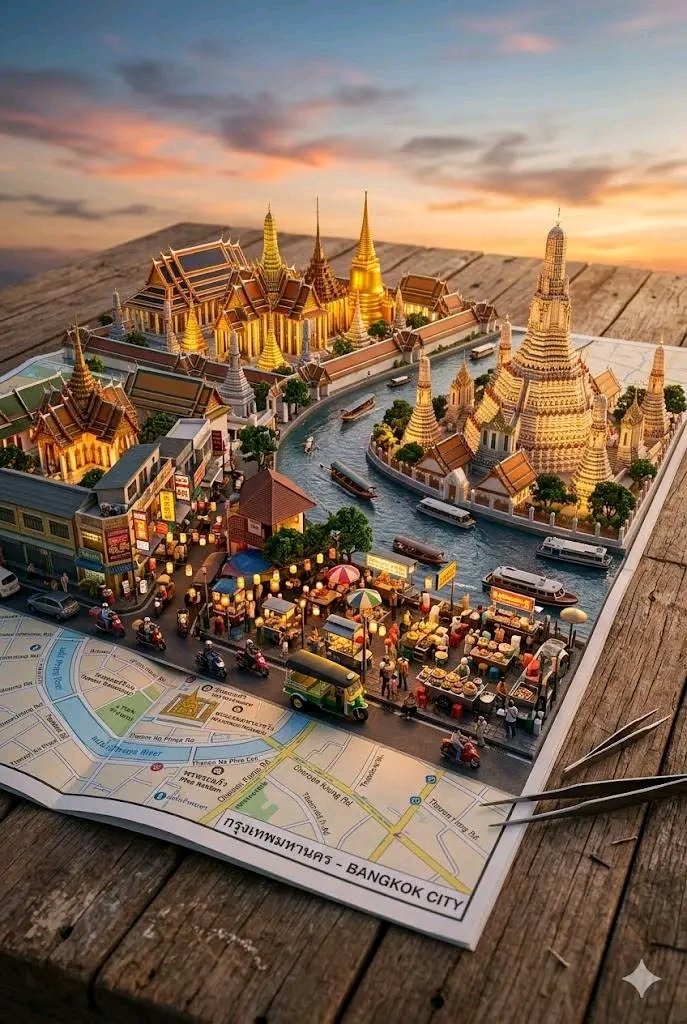 Miniature Folded City Worlds