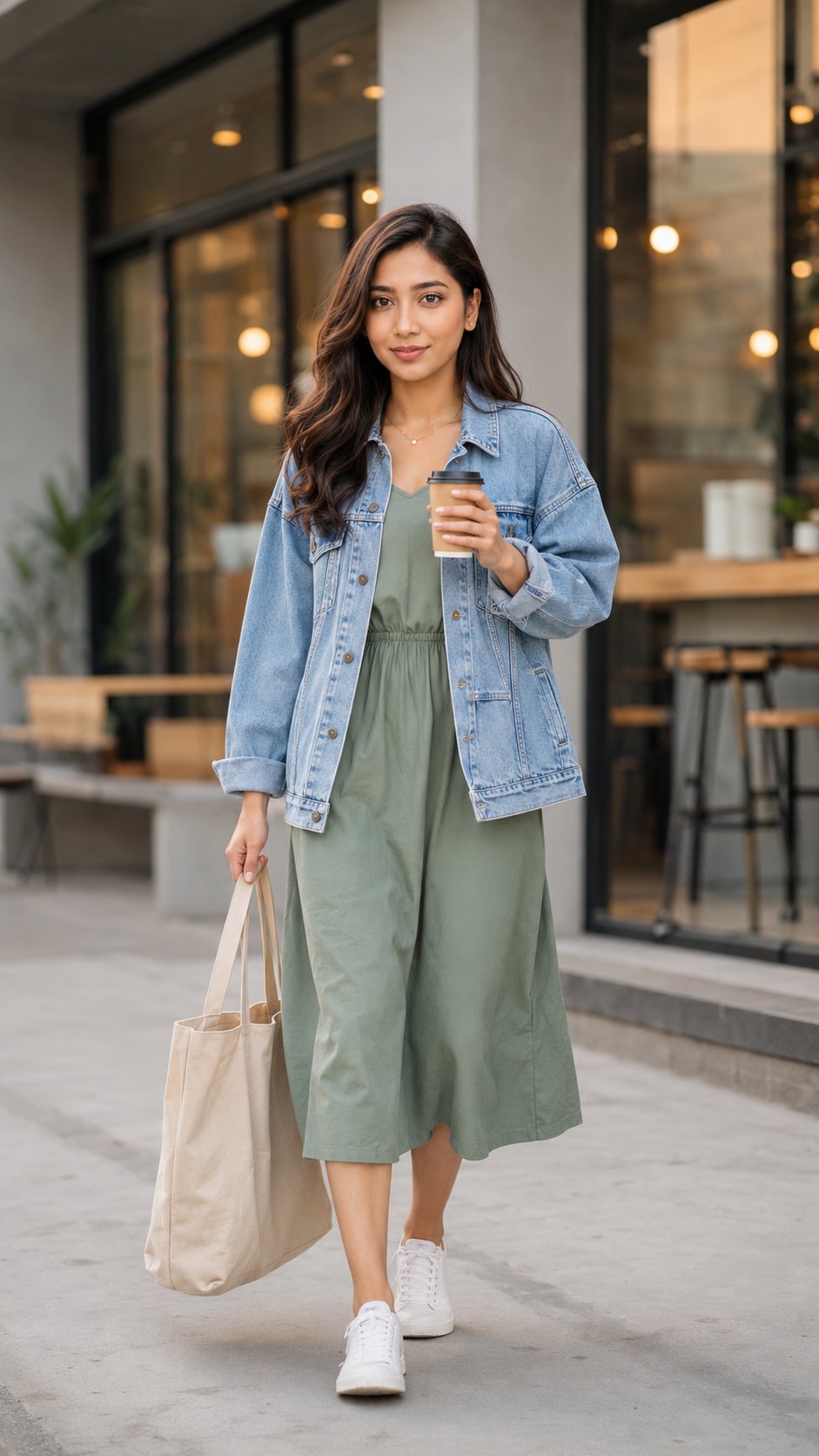 Chic Café Street Fashion Editorial
