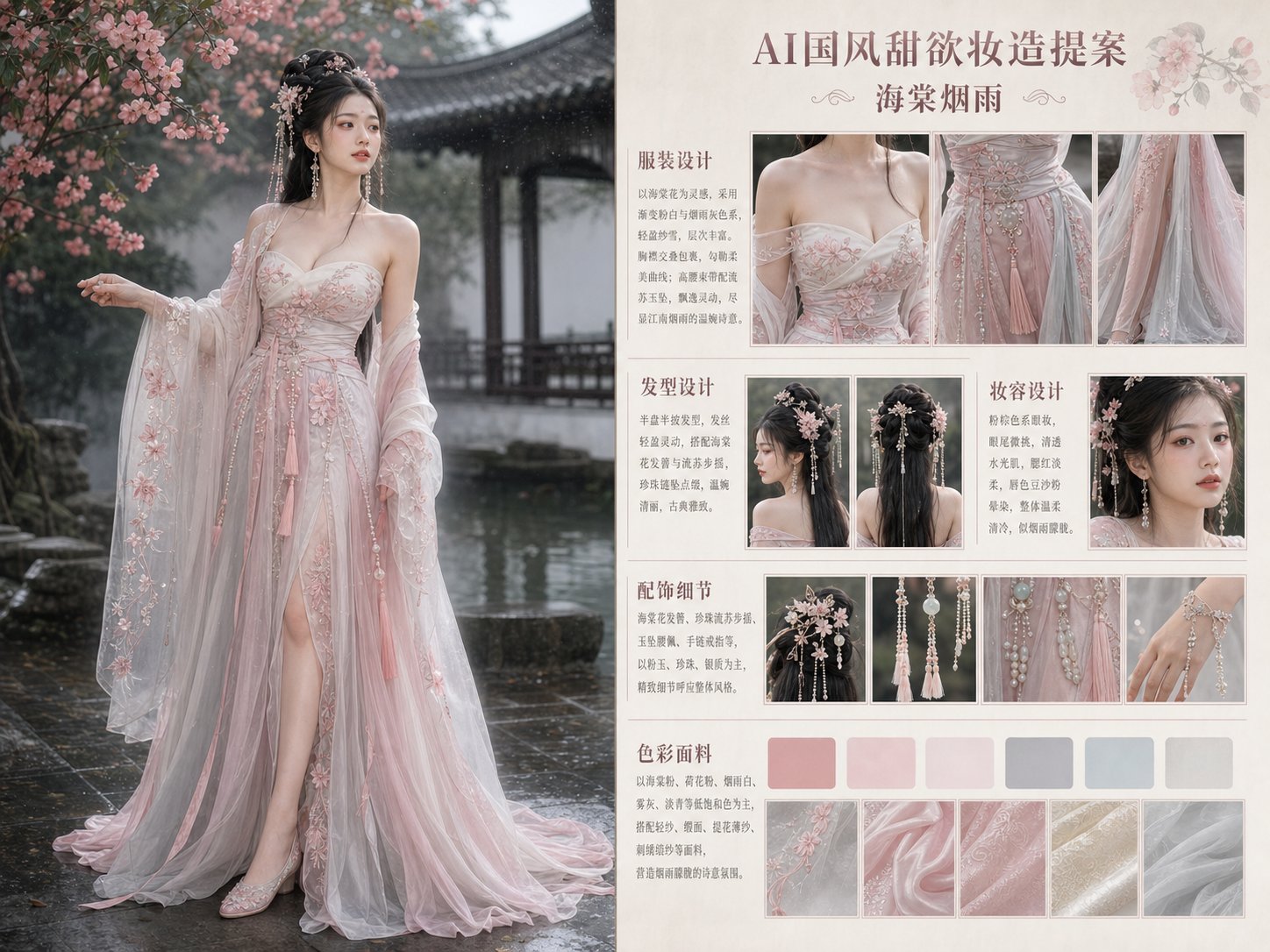 Guofeng Sweet Desire Styling Board