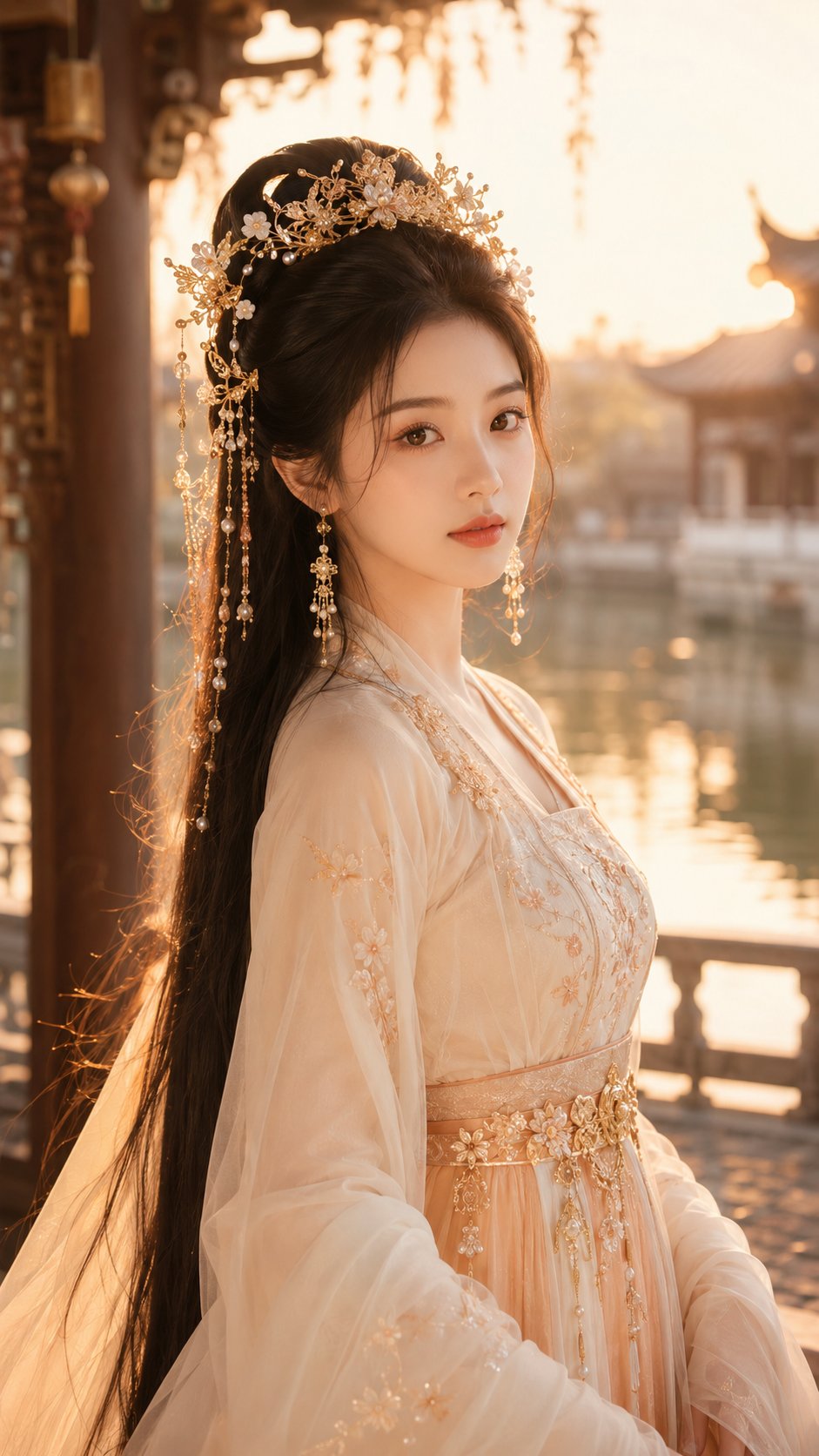 Golden Hour Xianxia Beauty