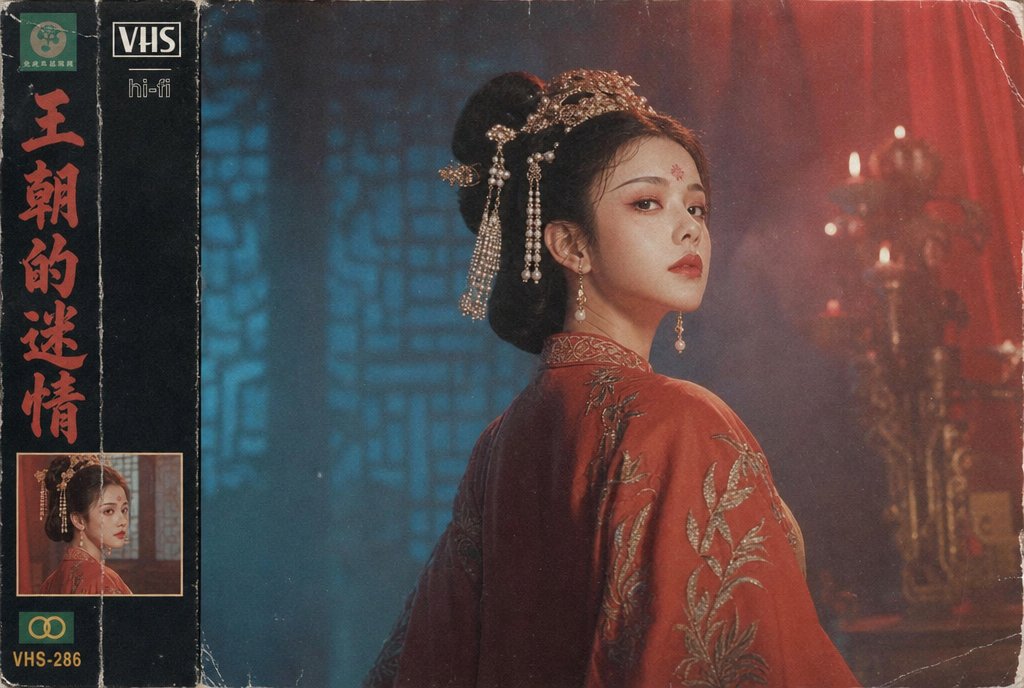 Vintage Court Lady VHS Portrait