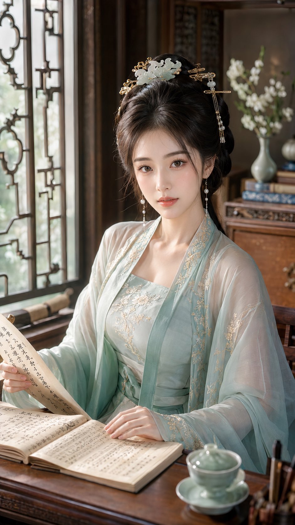 Radiant Ancient Noble Lady Makeup