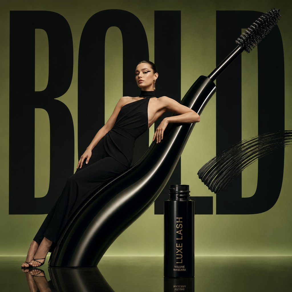 Monumental Mascara Beauty Campaign