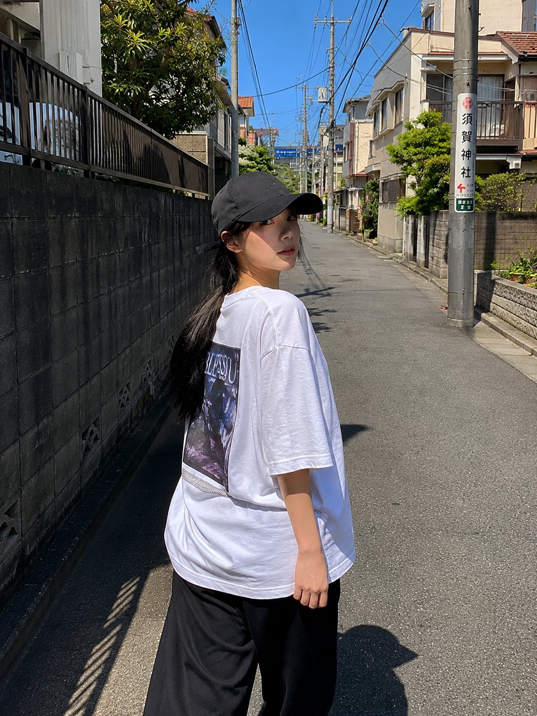 Red Jacket Girl Street Snap