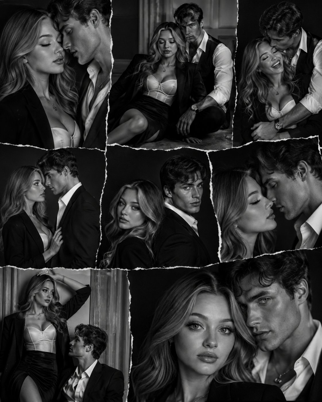 Monochrome Editorial Romance