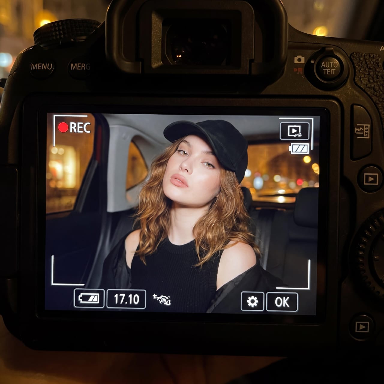 Cinematic Night Car Fashion Shoot