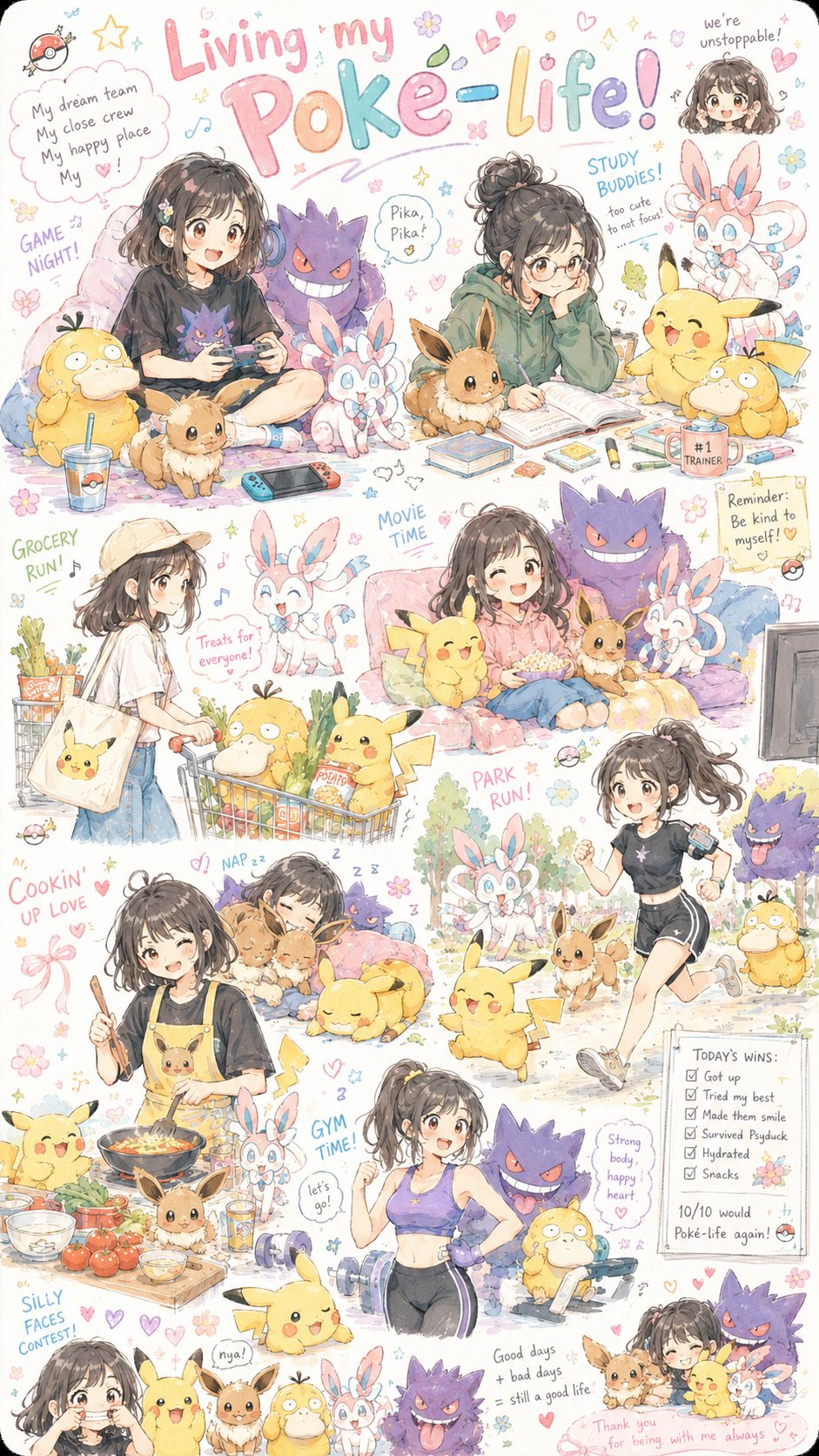 Chaotic Poké-Life Sketchbook