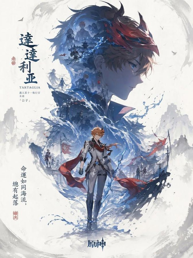 Ink Character Poster Design