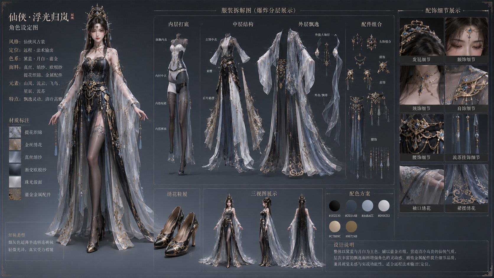 Xianxia Ancient Style Character Design