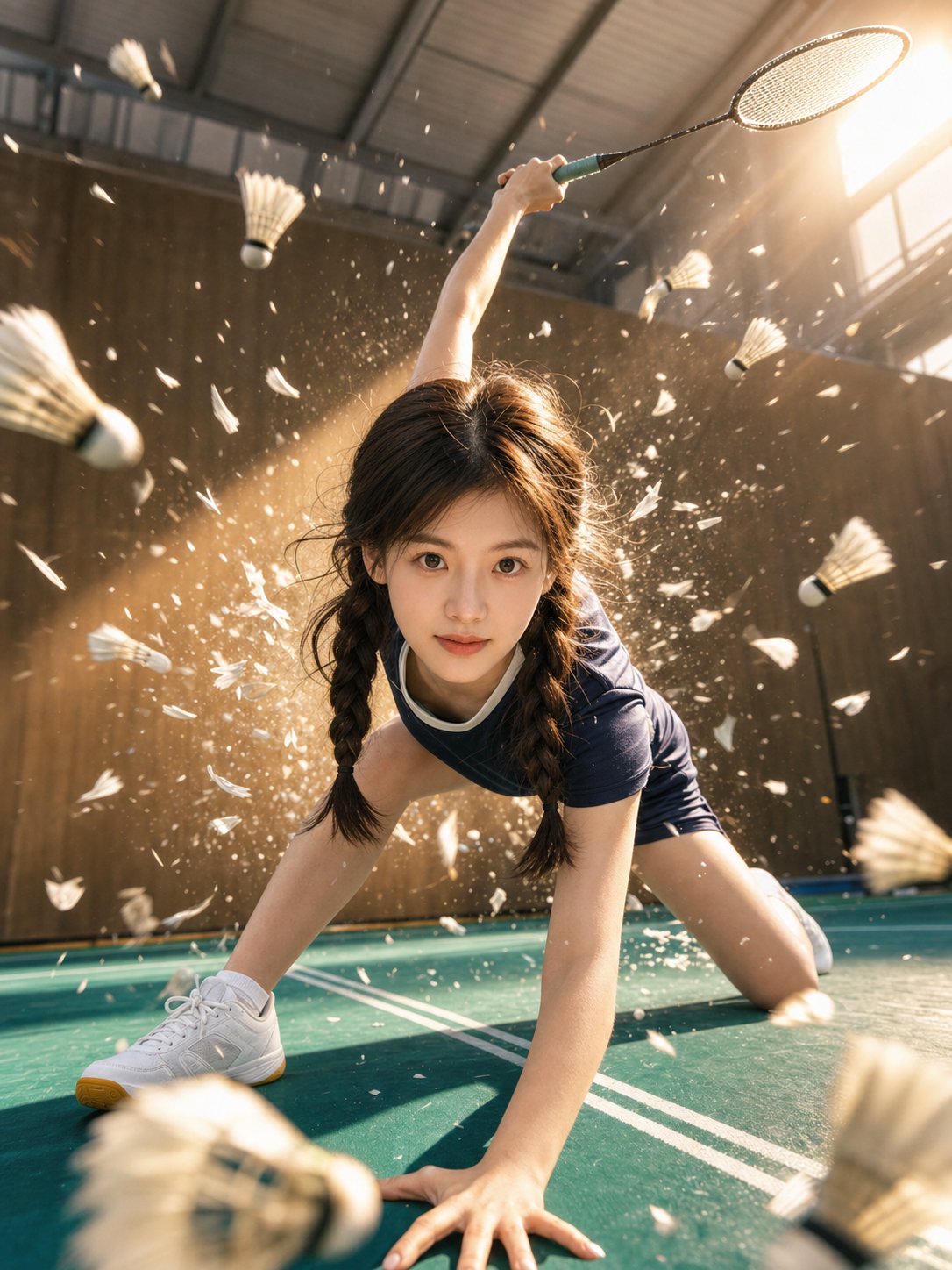 Badminton Golden Hour Smash