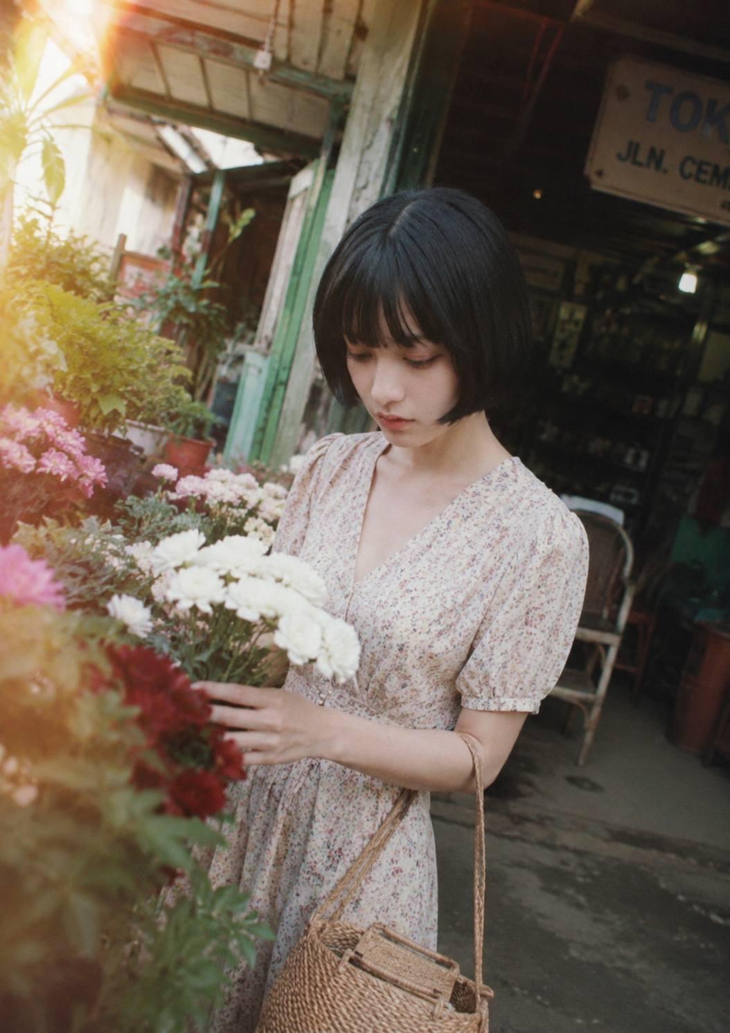 Golden Hour at the Flower Shop