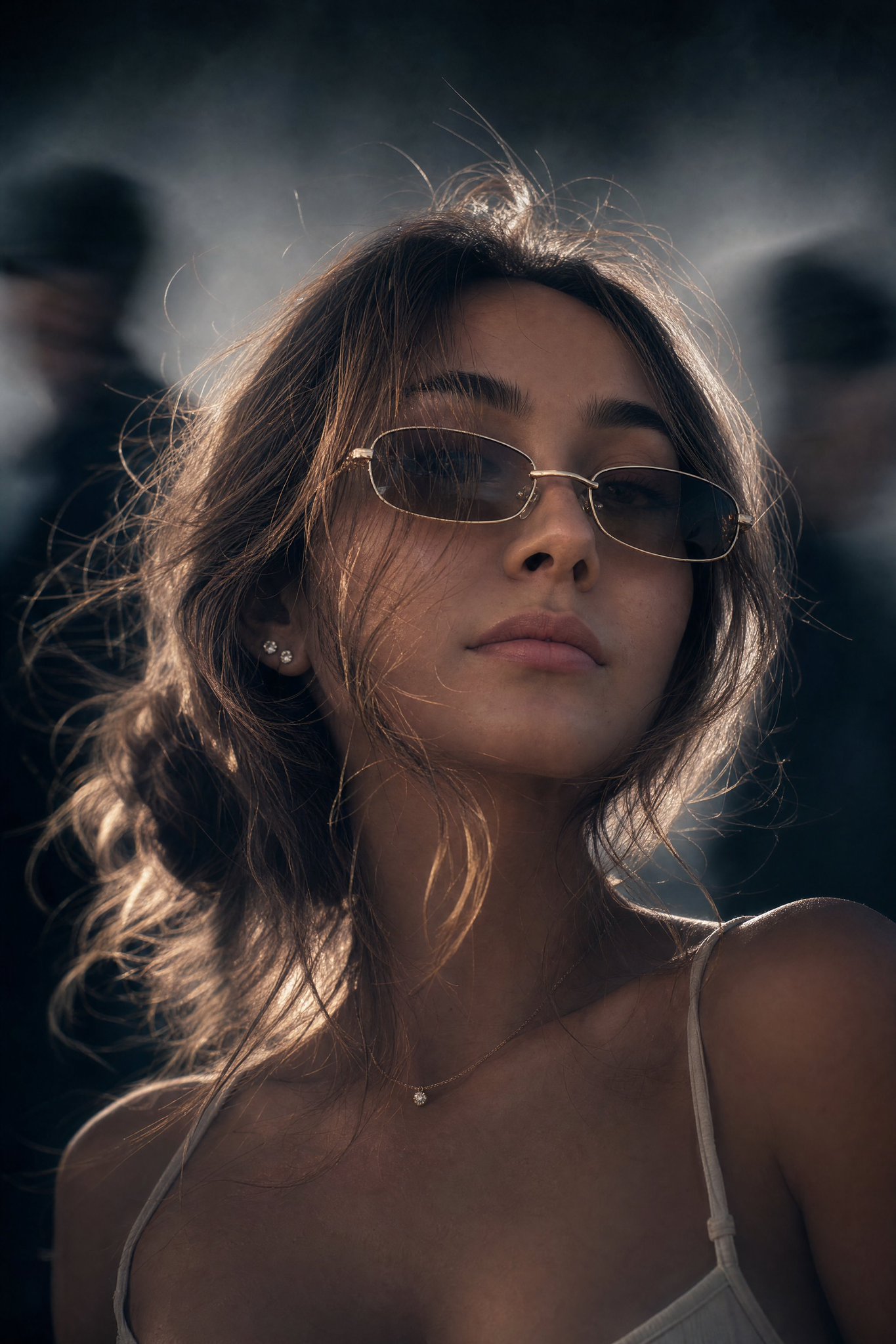 Cinematic Cold Fashion Portrait