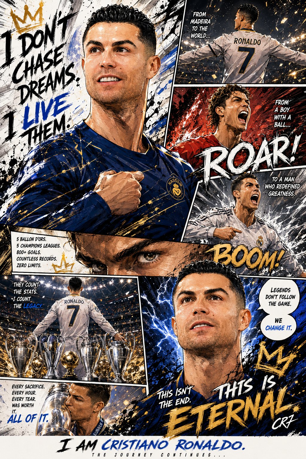 Legendary Hero Comic Storyboard