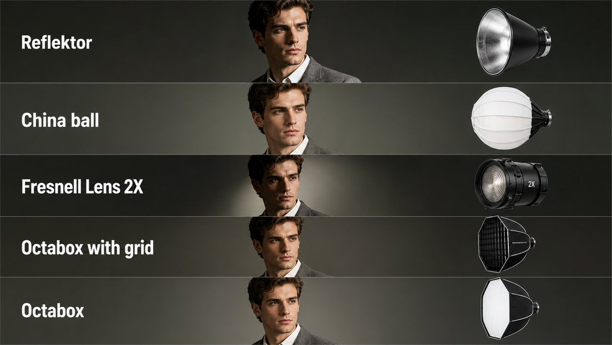 Cinematic Lighting Accessories Comparison Chart