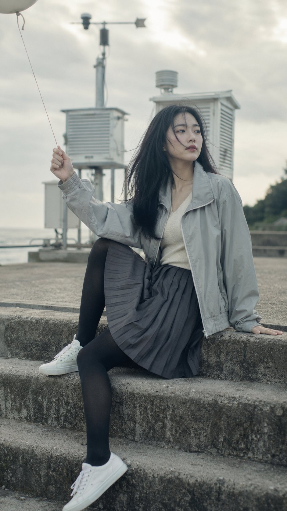 Korean Idol Coastal Fog Portrait