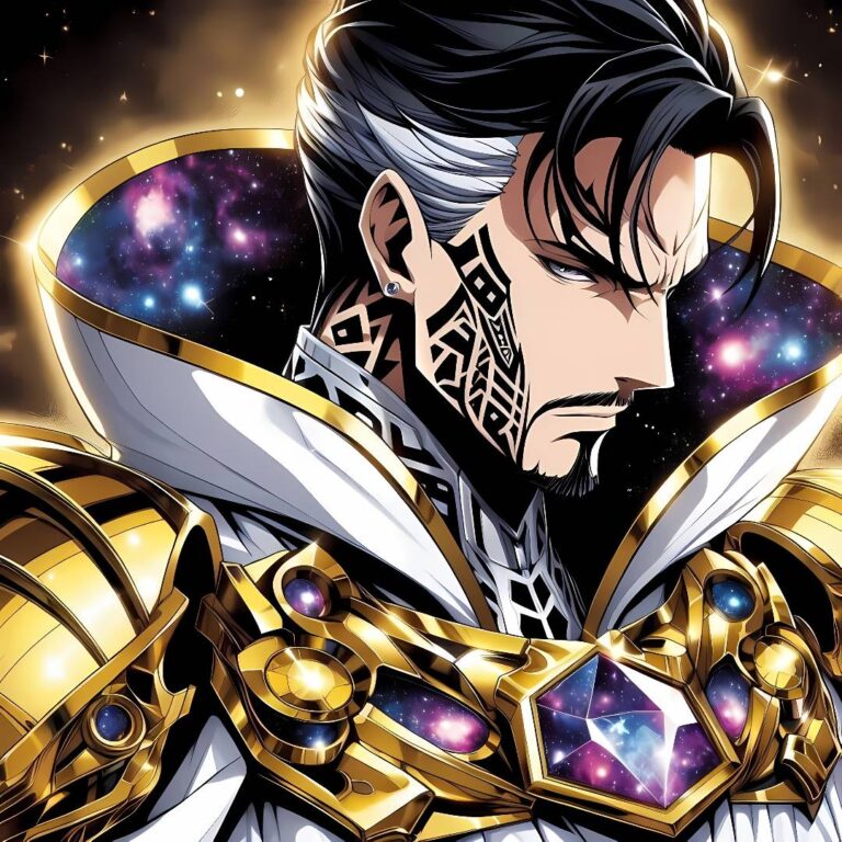 Anime Moon Knight in Tribal Armor